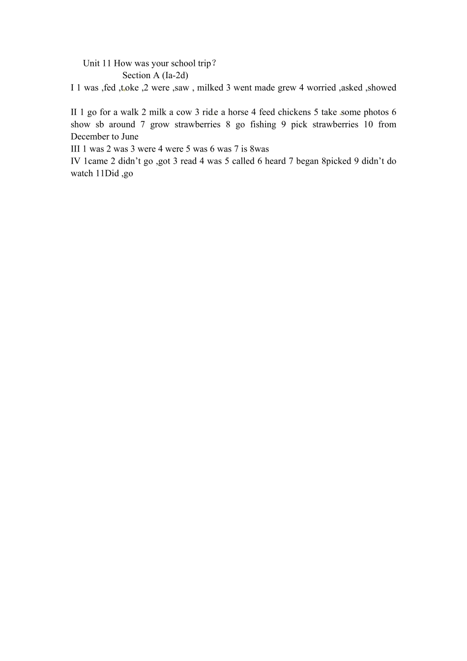 人教版英语七年级下册Unit11HowwasyourschooltripSectionAIa2d含答案.pdf_第3页