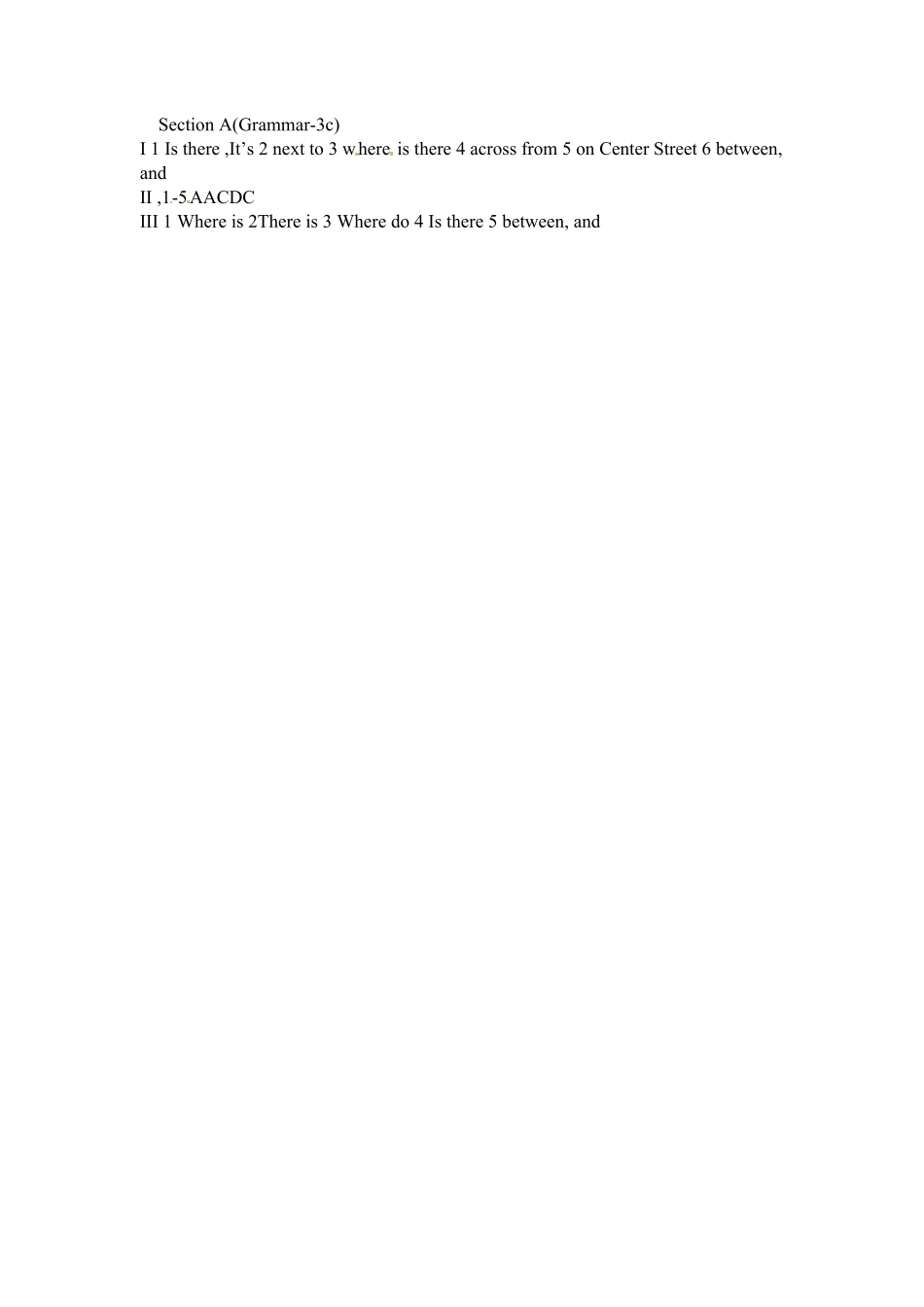 人教版英语七年级下册Unit8SectionAGrammar3c含答案.pdf_第3页