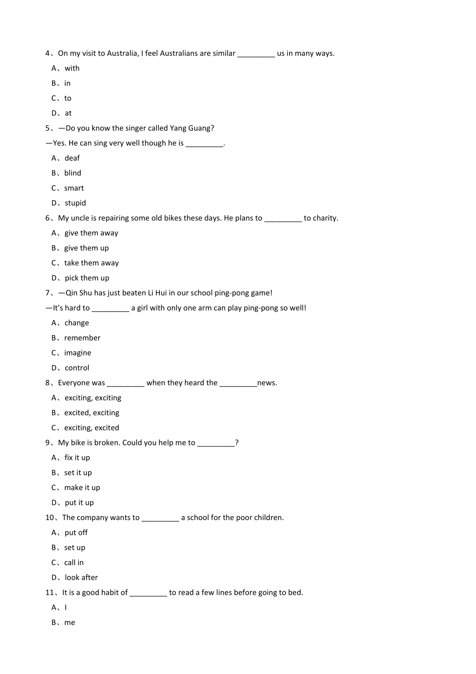 新目标版英语八年级下册Unit2I'llhelptocleanupthecityparks.（SectionB同步练习含答案.pdf_第2页