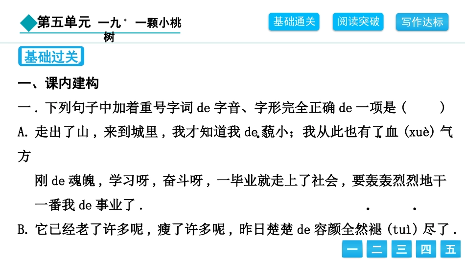 中小学人教版语文《一棵小桃树》教学课件.pptx_第2页