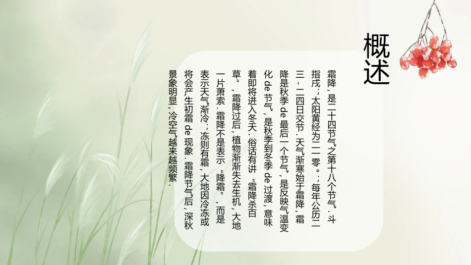 茅草柿子霜降节气模板2.pptx_第2页