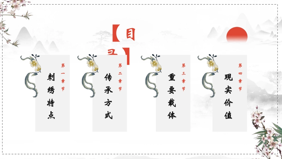 中国传统手工艺中国非物质文化遗产刺绣知识介绍模板.pptx_第2页
