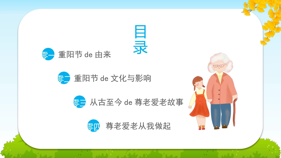 中国传统节日重阳节习俗民俗简介介绍主题班会 3.pptx_第2页