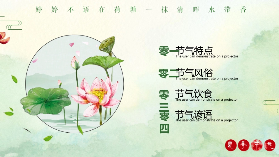 荷花夏至节气介绍模板2.pptx_第2页