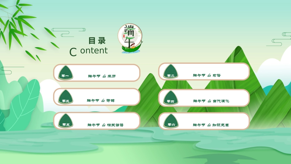 中国传统节日端午节习俗民俗简介介绍主题班会 1(2).pptx_第3页