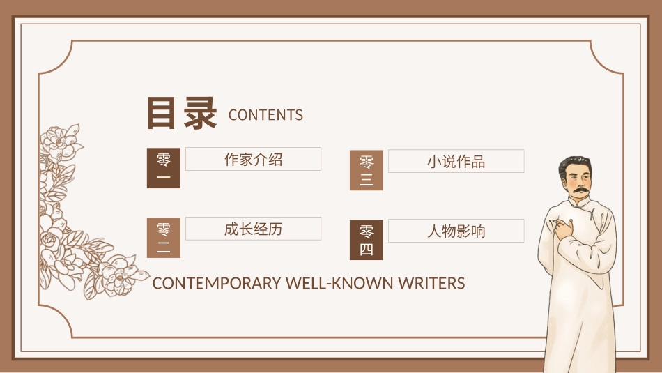 知名人物鲁迅生平介绍模板.pptx_第2页