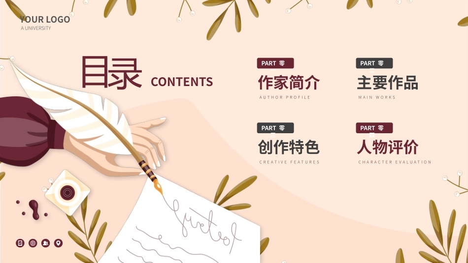 知名人物简奥斯汀生平介绍PPT模板.pptx_第2页