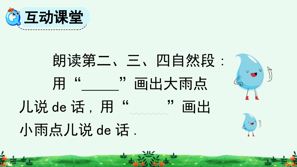 中小学人教版语文《雨点儿》第2课时教学课件.pptx_第3页
