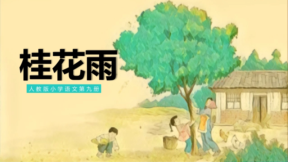 中小学人教版语文《桂花雨》教学课件.pptx_第1页