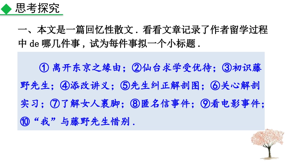 中小学人教版语文《藤野先生》教学课件1.pptx_第2页