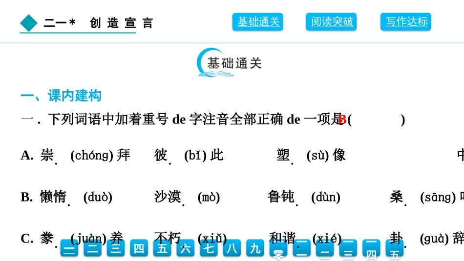 中小学人教版语文《创造宣言》教学课件1.pptx_第2页