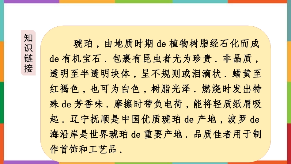 中小学人教版语文《琥珀》教学课件.pptx_第2页