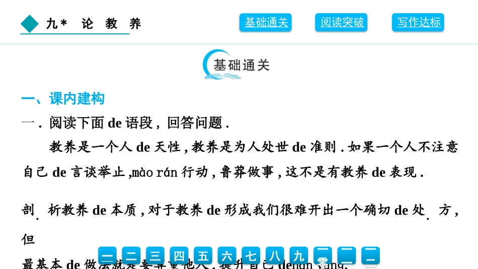 中小学人教版语文《论教养》教学课件1.pptx_第2页
