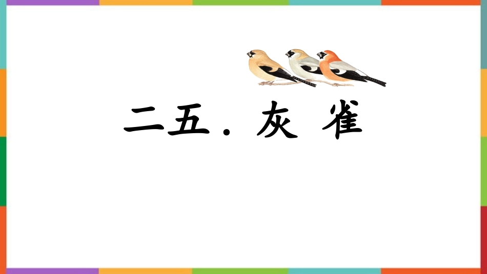 中小学人教版语文《灰雀》教学课件.pptx_第1页