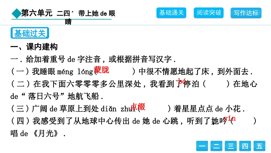 中小学人教版语文《带上她的眼睛》教学课件1.pptx_第2页
