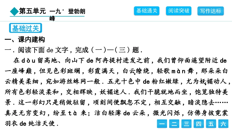 中小学人教版语文《登勃朗峰》教学课件1.pptx_第2页