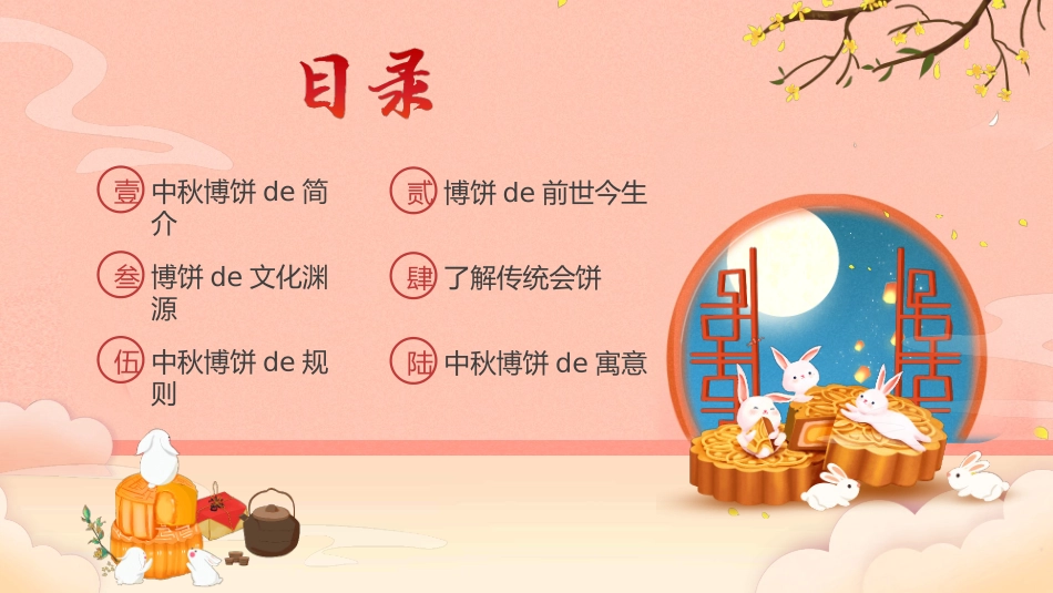 小兔子月饼中秋节模板.pptx_第2页