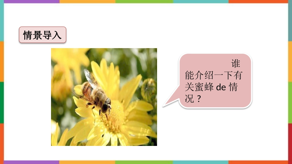 中小学人教版语文《蜜蜂》教学课件.pptx_第3页