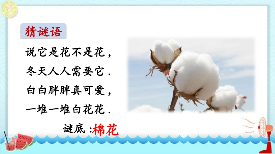 中小学人教版语文《棉花姑娘》教学课件.pptx_第2页