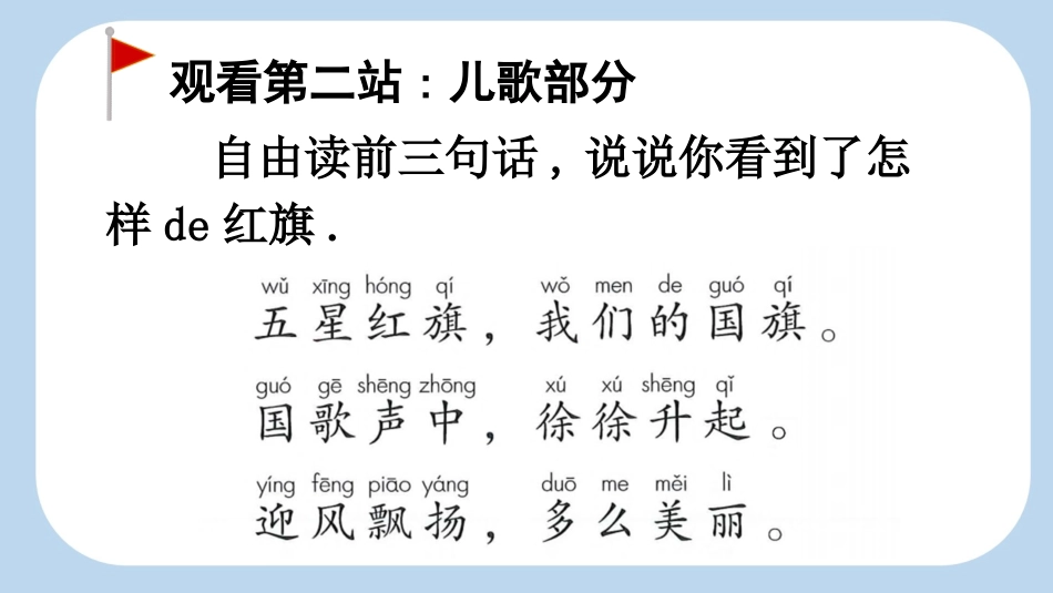 中小学人教版语文《升国旗》第2课时教学课件1.pptx_第2页