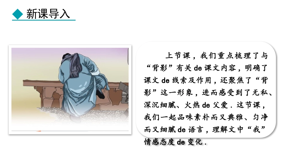 中小学人教版语文《背影》第2课时教学课件.pptx_第2页