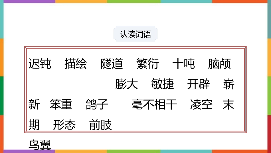 中小学人教版语文《飞向蓝天的恐龙》教学课件.pptx_第3页