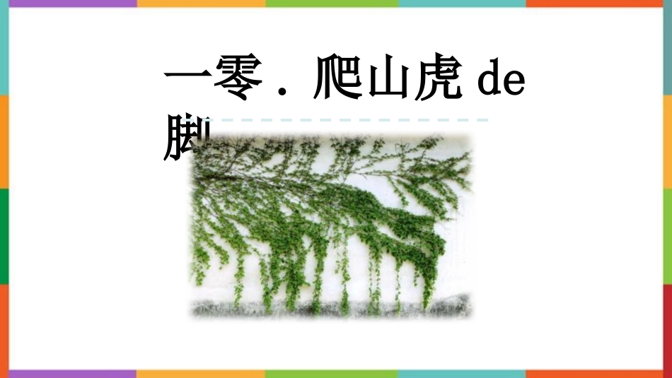 中小学人教版语文《爬山虎的脚》教学课件.pptx_第1页