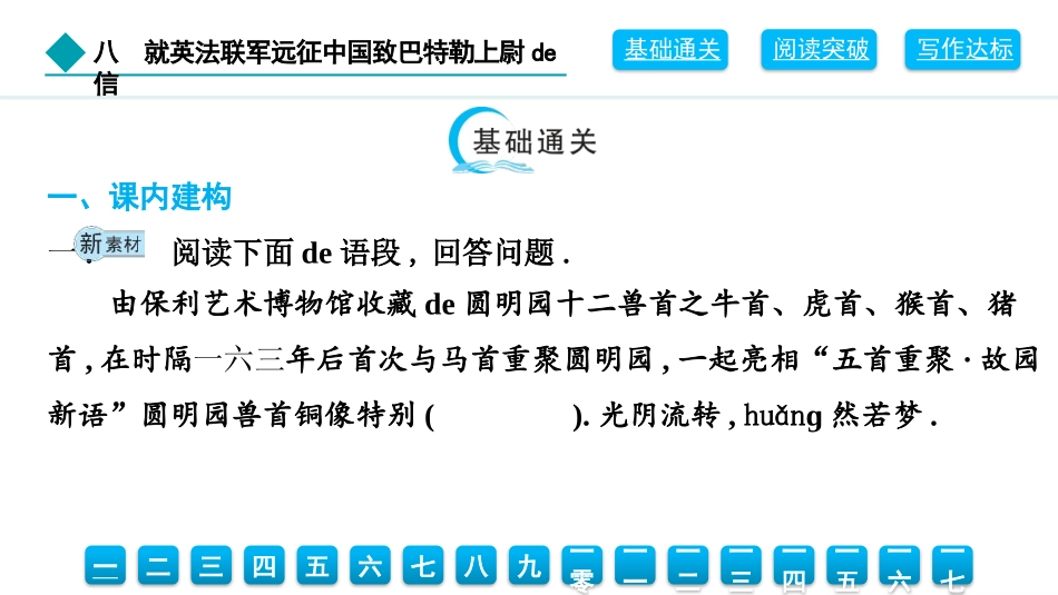 中小学人教版语文《就英法联军远征中国致巴特勒上尉的信》教学课件.pptx_第2页