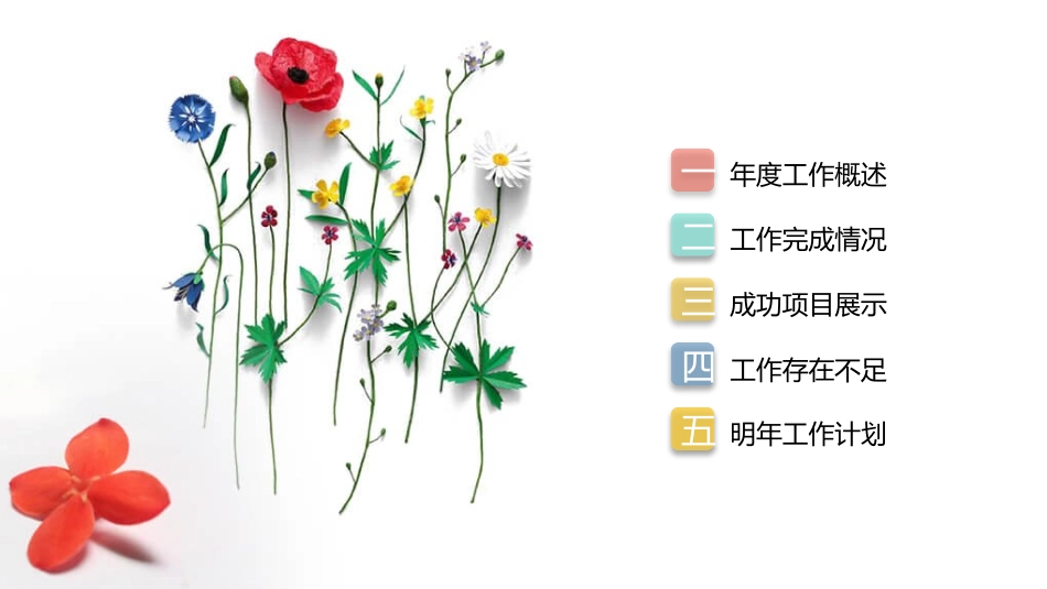 水彩花朵感恩教师节模板.pptx_第3页