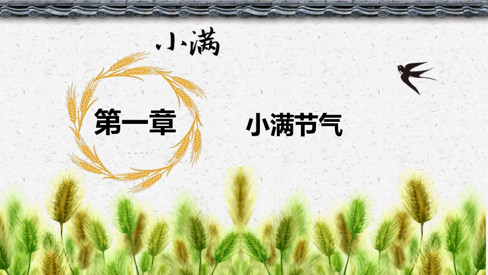 麦田稻草人小满节气模板.pptx_第3页
