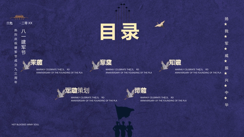 热血军魂八一建军节模板.pptx_第2页