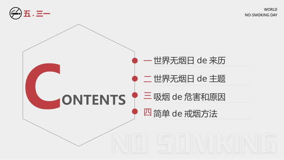 戒烟世界无烟日模板.pptx_第2页