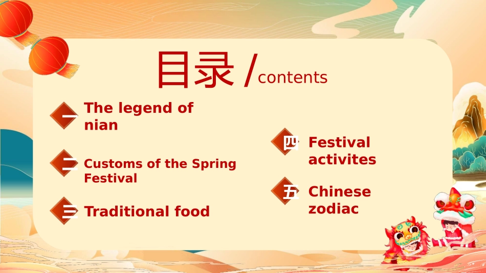 恭贺新春春节英文介绍模板.pptx_第3页