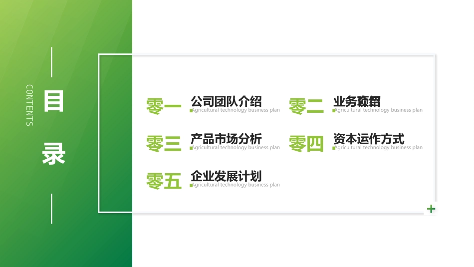 绿色麦穗农田背景的农业商业计划书模板.pptx_第2页