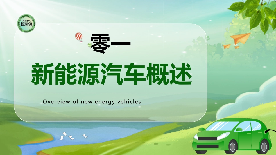 绿色卡通风格的新能源汽车简介模板.pptx_第3页