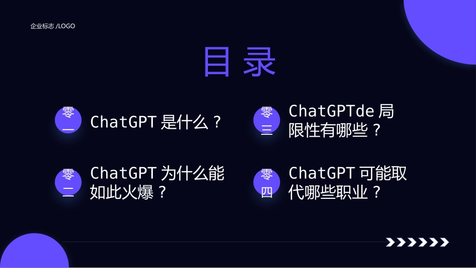 蓝色机器人背景的“ChatGPT科普讲解”企业人工智能主题员工培训模板.pptx_第3页