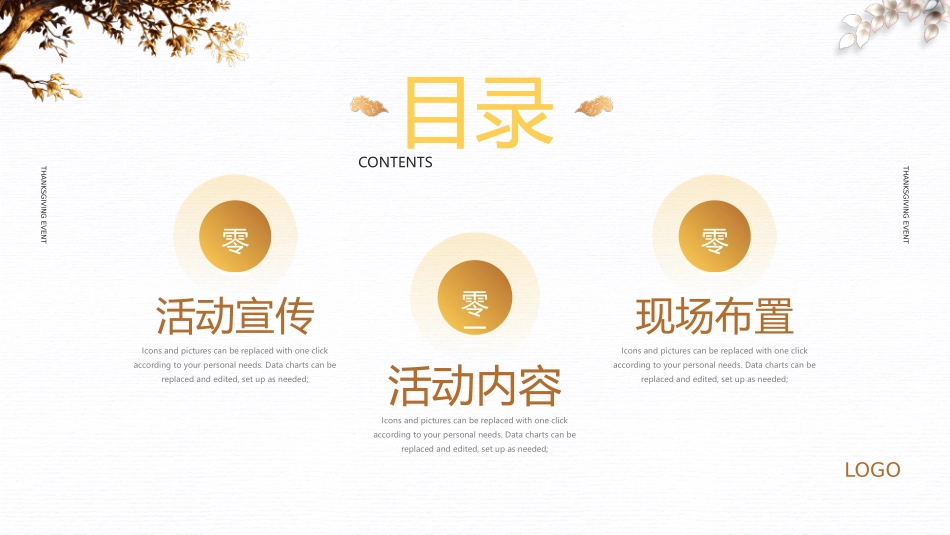 金色新中式风格“感恩答谢会”房地产公司感恩节活动策划模板.pptx_第2页