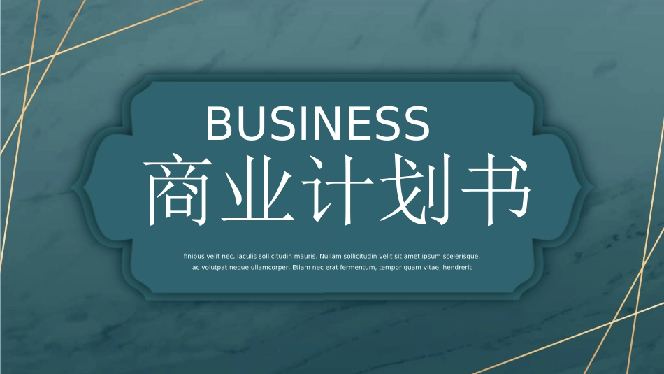 商业计划书模板78.ppt_第1页