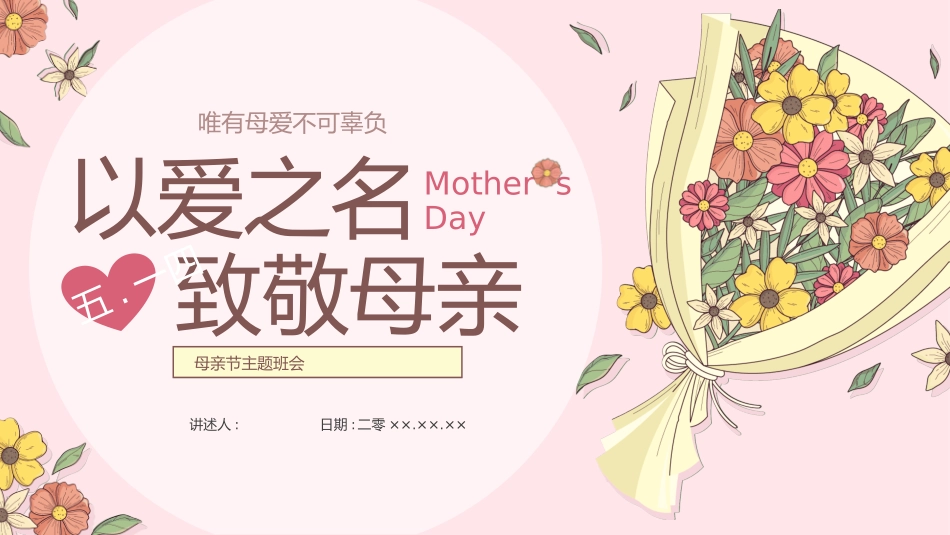 感恩母亲节主题班会7512.ppt_第1页