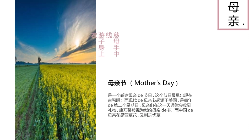 感恩母亲节主题班会50.ppt_第2页