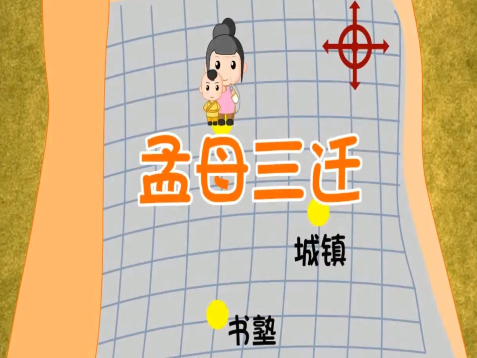 儿童课件小学生讲绘本成语故事《7孟母三迁》PPT课件.ppt_第1页