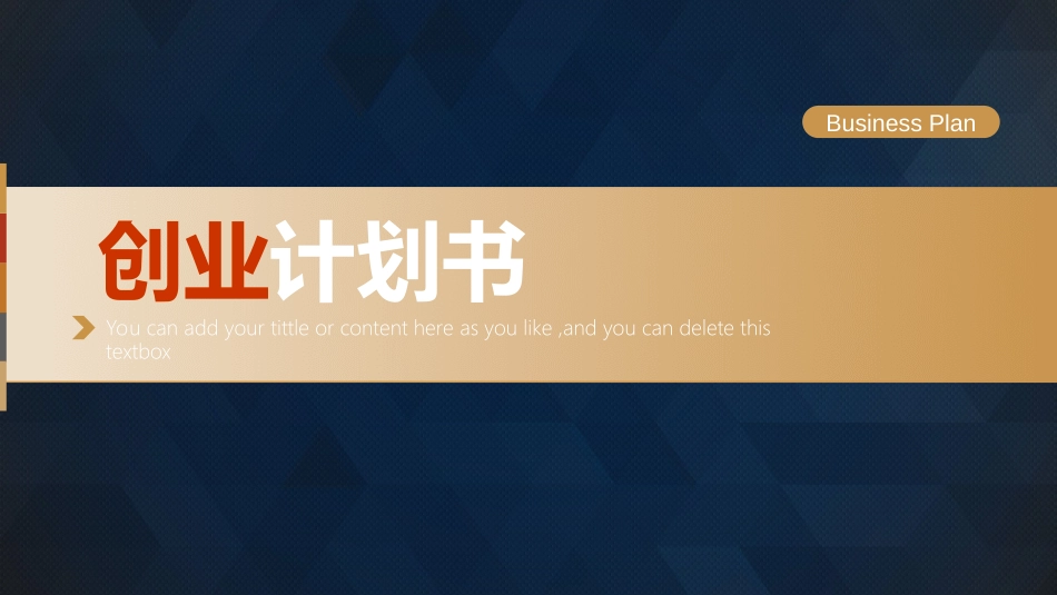 商业企业计划书2.ppt_第1页
