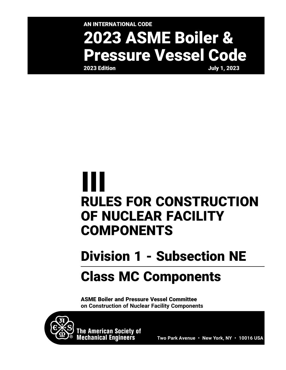 ASME BPVC 2023 Section III div. 1 sub NE.pdf_第3页