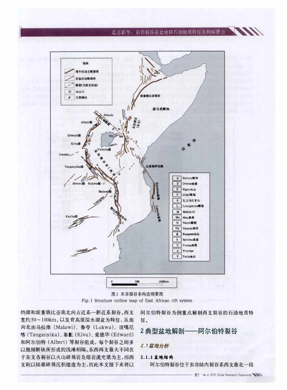 东非裂谷系盆地群石油地质特征及勘探潜力.pdf_第2页