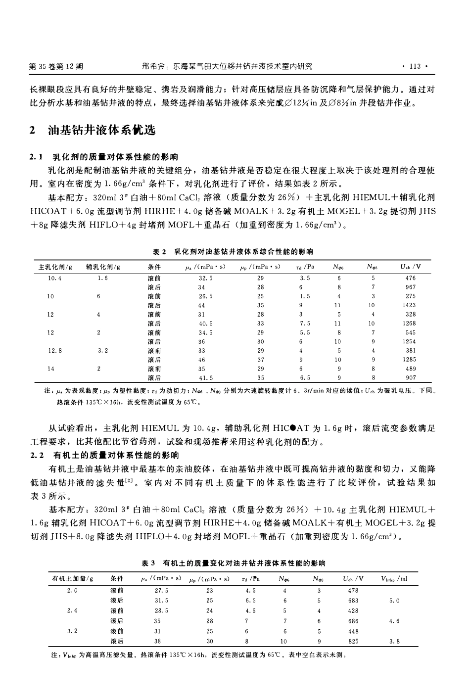 东海某气田大位移井钻井液技术室内研究.pdf_第2页