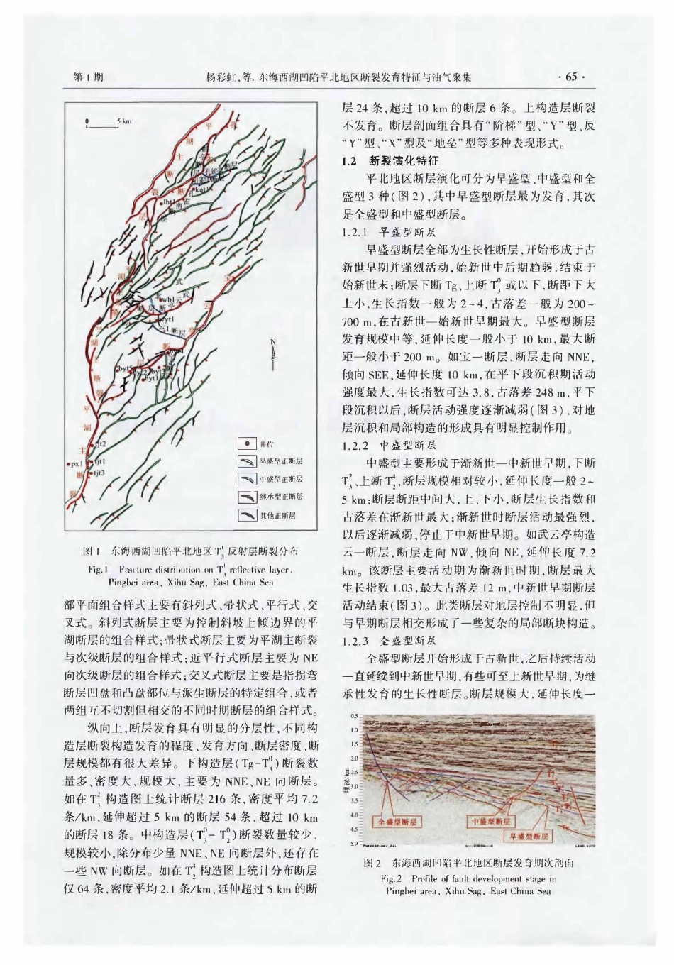 东海西湖凹陷平北地区断裂发育特征与油气聚集.pdf_第2页
