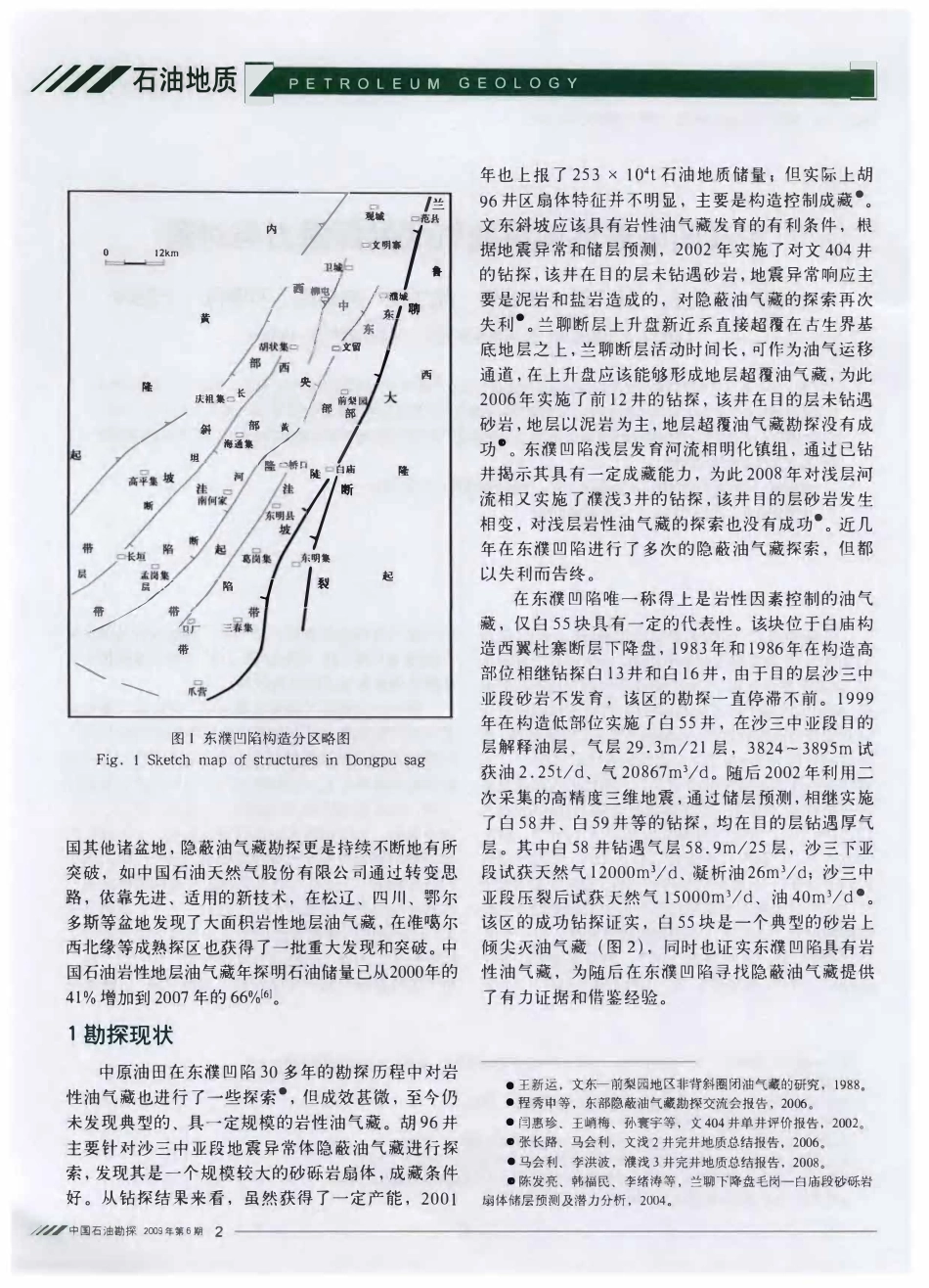 东濮凹陷岩性地层油气藏勘探潜力与对策.pdf_第2页