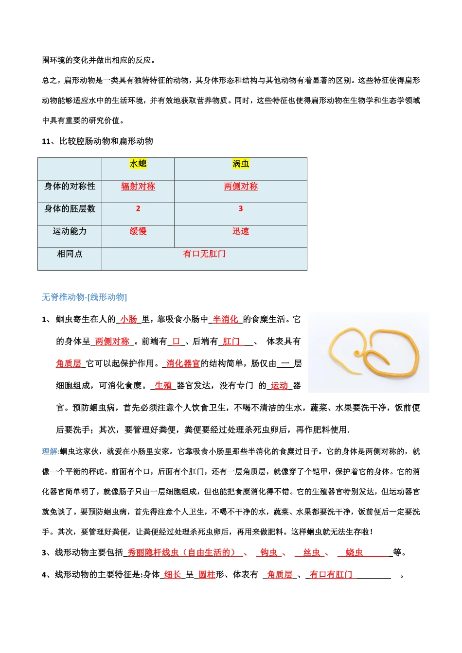 八年级上册知识点复习提纲(答案版).pdf_第3页