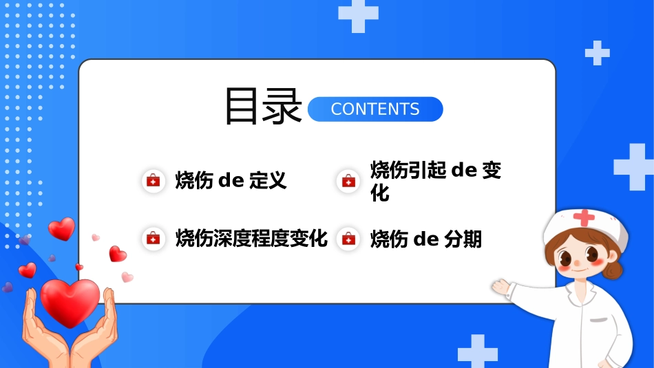 蓝色卡通烧伤病人护理教学查房模板.pptx_第2页