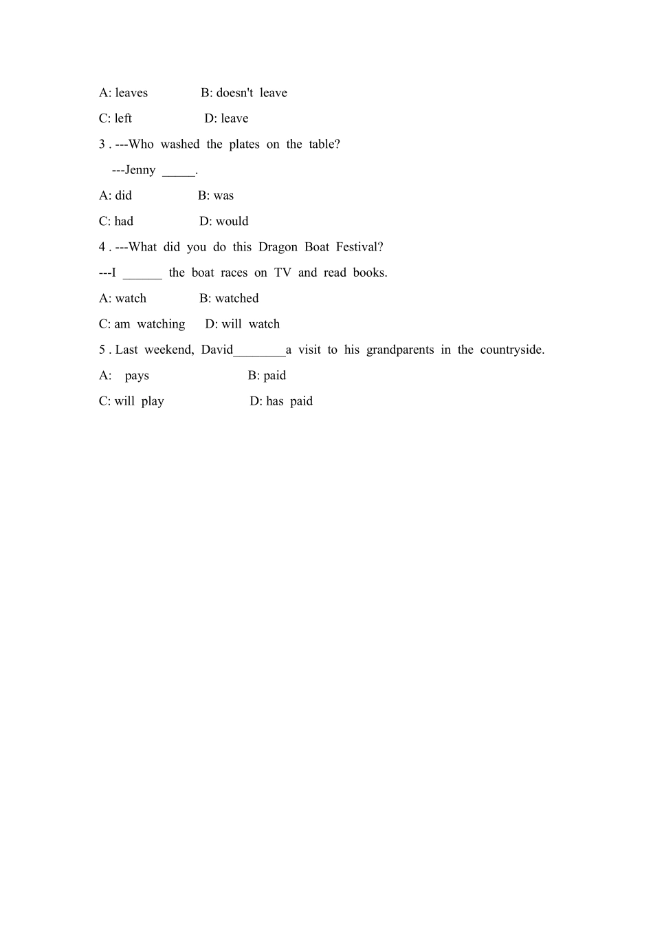 人教版初一七年级下册英语【课时练 含答案】Unit 11 Section A 03.pdf_第2页